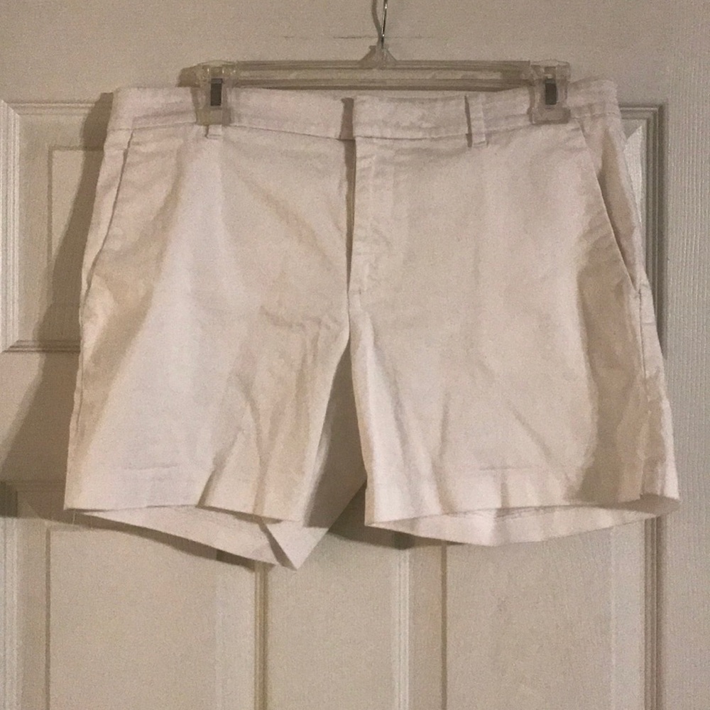 Banana Republic white shorts